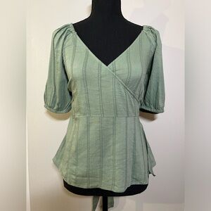 Old Navy Tie-Waist Peplum Blouse